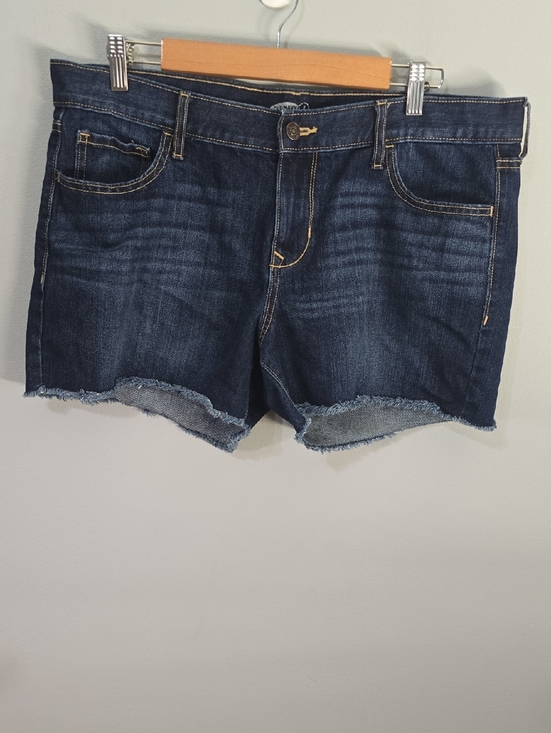 Old Navy Pants - Old Navy Women's Size 14 Dark Blue Denim The Diva Shorts